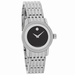 Movado Concept 60 Ladies Black Mirror Dial Swiss Quartz Watch 0606645 885997054461