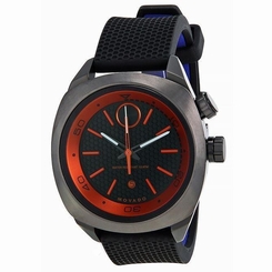 Movado Bold Men's 44mm Black Rubber Stainless Steel Case Quartz Watch 3600212