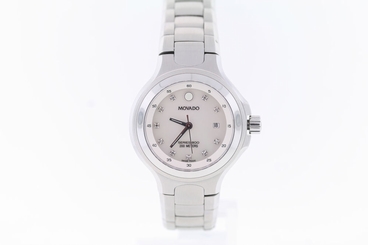 Ladies Movado 2600033 Series 800 Performance Diamond Accented Stainless Watch