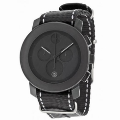 Movado Bold Unisex ??????? ??????? Chronograph Cloth Band Quartz Watch 3600308