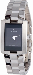 Movado Eliro Ladies Stainless Steel Swiss Quartz Watch 0604133