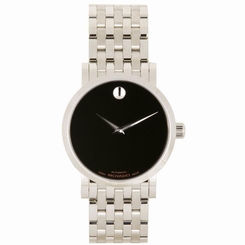 Movado Red Label Men's 38mm Automatic Silver Steel Bracelet & Case Watch 0606115