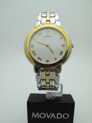 Movado 81.A2.873 Men's Two Tone Stainless Steel White Dial Swiss Quartz Watch
