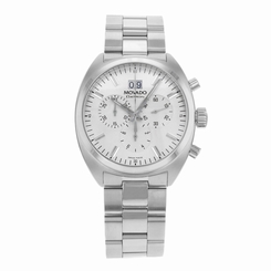 Movado Datron Chronograph 0606477 Stainless Steel Quartz Men's Watch 775924805641