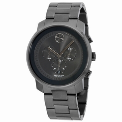 Movado Bold Grey Dial Stainless Steel Men's Watch 3600277