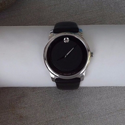 Movado Museum Watch - Black Dial (Only Worn Twice) STUNNING