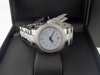 BRAND NEW Movado Cerena Ceramic & Steel Diamond Dress Women's Watch 0606625