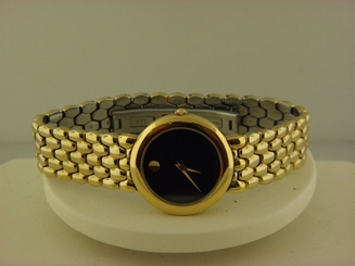 Movado Gold Plated Elegant Ladies' Watch 87.A1.812