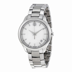 Movado 0606978 Womens White Mop Dial Analog Quartz Watch