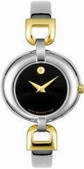  New Movado Vivo Ladies Two Tone  Watch 0605637