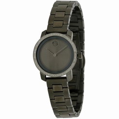 MOVADO WOMEN'S STEEL BRACELET & CASE SWISS QUARTZ GREY DIAL WATCH 3600226