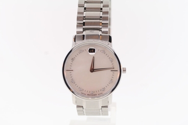 Ladies Movado 0606691 Movado TC Stainless Steel Diamond Accent Bracelet Watch