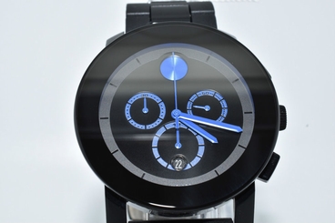 New Movado 3600101 Bold Analog Chronograph Quartz Watch, Round 43.5mm Case 885997039246