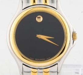Movado Men's Two-Tone Museum Dial Quartz Watch w/ Bracelet Band 81 E4 0863
