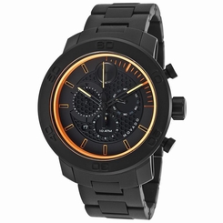 Movado Men's 46mm Chronograph Black Titanium Bracelet & Case Date Watch 3600190