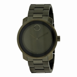 Movado Bold Men's & Women's 42mm Grey Steel Bracelet & Case Quartz Watch 3600259