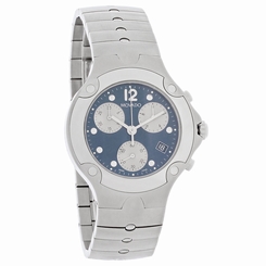 Movado S.E. Sports Edition Mens Blue Dial Swiss Chronograph Quartz Watch 0605154