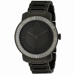 MOVADO WOMEN'S GREY STEEL BRACELET & CASE SWISS QUARTZ ANALOG WATCH 3600248