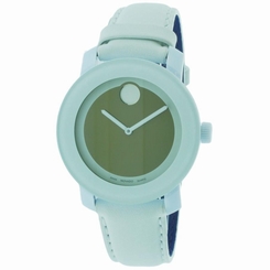 MOVADO BOLD 3600051 MEN'S & WOMEN'S WHITE CALFSKIN 36MM SAPPHIRE GLASS WATCH