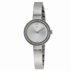 Movado Bold Women's Steel Bracelet & Case Quartz Analog Watch 3600321