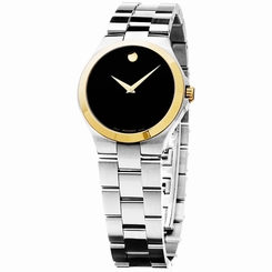  Movado Women's 27mm Silver Steel Bracelet & Case Quartz Watch 0606560
