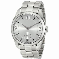MOVADO MOVADO LX MEN'S 42MM SILVER STEEL BRACELET & CASE QUARTZ WATCH 606627