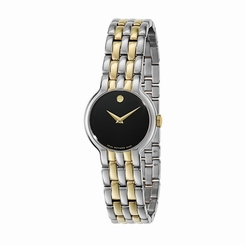 MOVADO WOMEN'S TWO TONE STEEL BRACELET STEEL CASE SWISS QUARTZ WATCH 0606933