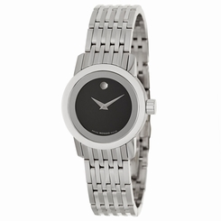 Movado Women's 33mm Silver Steel Bracelet & Case Sapphire Glass Watch 0606645