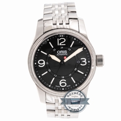 Oris Swiss Hunter Team Pilot 01 733 7629 4063 MB Auto 44mm Steel Mens Watch Date