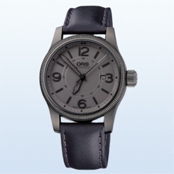 NEW 733 7629 4263 ORIS BIG CROWN DATE GREY DIAL 73376294263