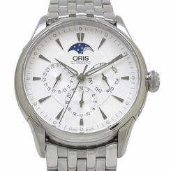 Pre-Owned ORIS Artelier Complication Automatic Silver Men's 582 7592 4091M, ML