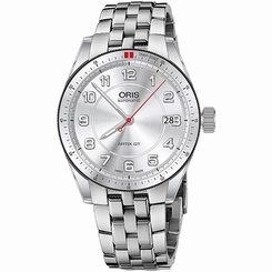 ORIS MEN'S ARTIX GT 37MM STEEL BRACELET & CASE AUTOMATIC WATCH 73376714461MB