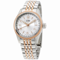 Oris Silver Dial Two Tone Stainless Steel Men's Watch 75476794331MB 845960047388