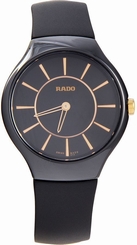Rado Thinline Black Ceramic Ladies Watch R27742159