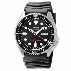 Seiko SKX007K1 Automatic Diver Black Rubber Strap Analog Men's Watch 722630852698