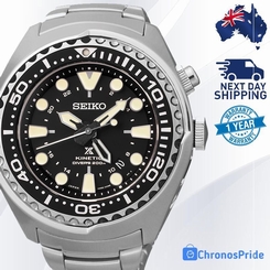 New SEIKO Prospex Kinetic SUN019 Divers GMT Genuine Box WARRANTY FREE EXPRESS
