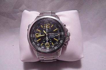 Seiko Prospex SSC093 Wrist Watch Chronograph Alarm Solar 29665162182