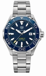 Tag Heuer Aquaracer 43mm Automatic Blue Ceramic Steel Men's Watch WAY201B.BA0927