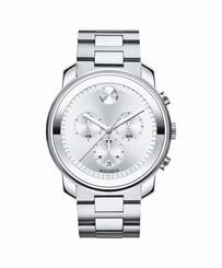 Movado Bold Chronograph 3600276 Silver Dial Stainless Steel Unisex Watch