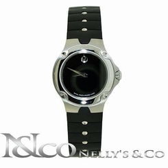 Movado Ladies Watch with Black Museum Dial Model 84 G4 1851