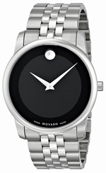 Movado Men's 0606504 Museum Stainless Steel Bracelet Watch New