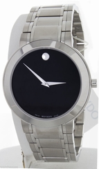 Movado Men's Stiri Stainless-Steel Black Dial Swiss Quartz Watch 0606191