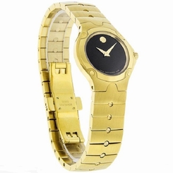 MOVADO 0604839 SPORT EDITION MINI LADIES GOLD TONE WATCH $1595.00 RETAIL