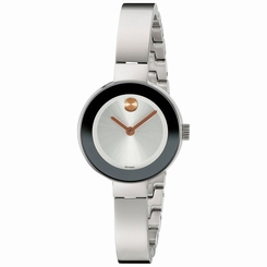 Movado Bold Women's Steel Bracelet & Case Quartz Analog Watch 3600284