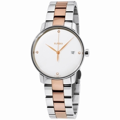 Rado Coupole Diamond Stainless Steel Rose Gold-Tone Men's Watch R22864722