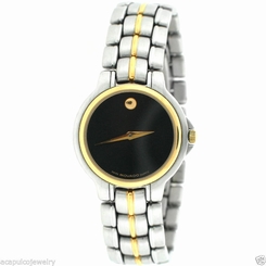 MOVADO 81.E3.813 Ladies Stainless Steel Two-Tone Swiss Quartz Watch "PRE-OWNED"