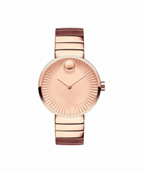 MOVADO EDGE 3680013 Rose Gold Stainless Steel Women's Watch - 34mm