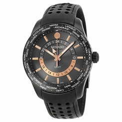 Movado Series 800 2600118 Mens Grey Dial Analog Quartz Watch with Leather Strap 845960051484