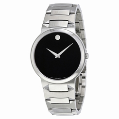 Movado Temo Black Dial Mens Watch 0605903