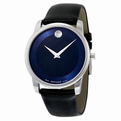 Movado Museum Blue Dial Stainless Steel Mens Watch 0606610